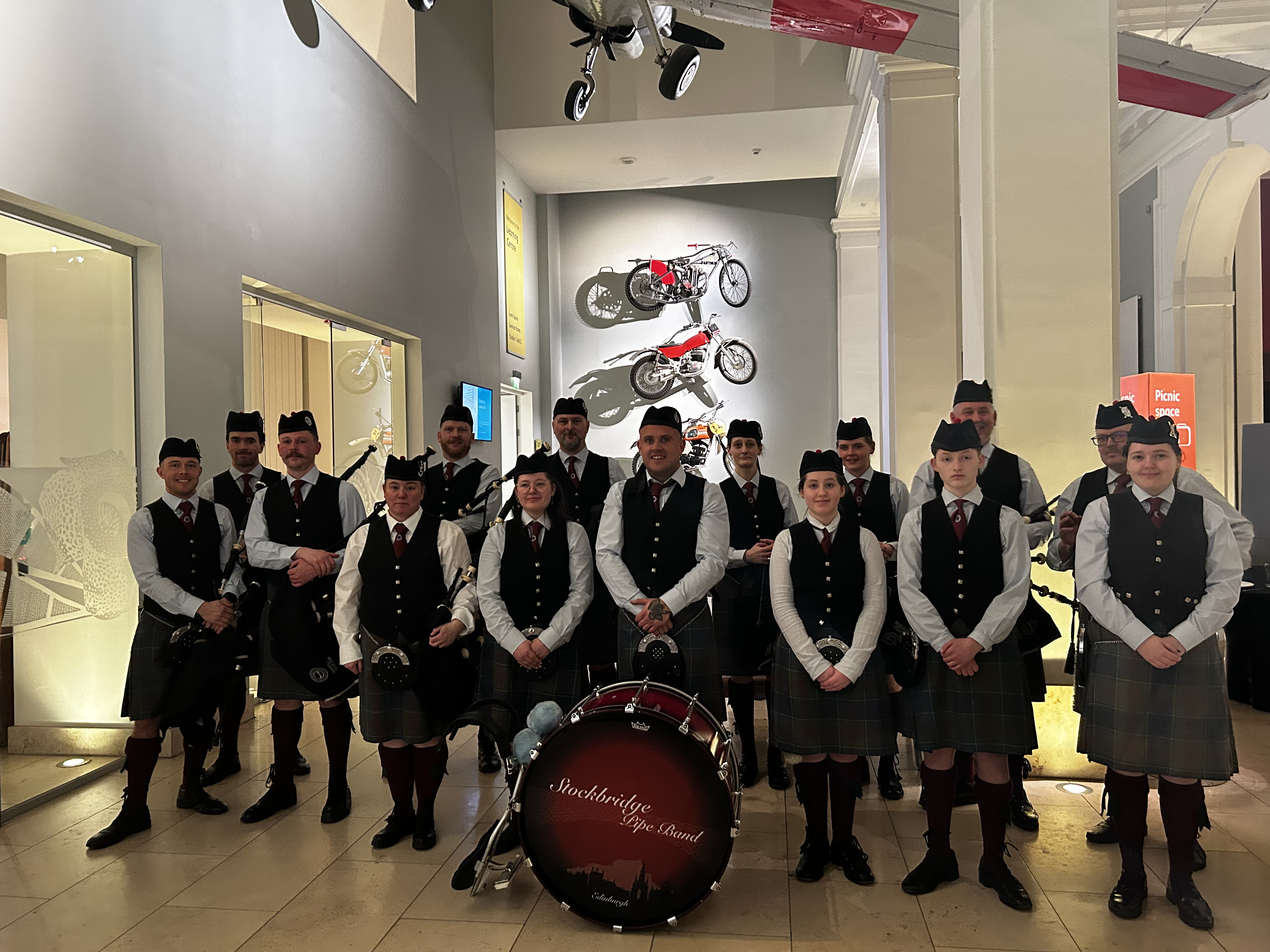 Stockbridge Pipe Band - National Museum of Scotland, Edinburgh - March 2025
